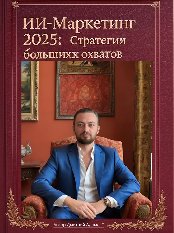 Обложка книги ИИ-Маркетинг 2025